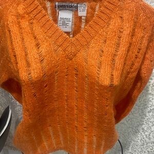Ladies Parasuco Premium V neck Mohair Blend Sweater Sz L
